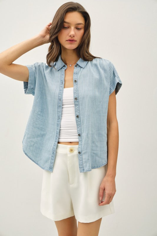 Wren Short Sleeve Button-Up