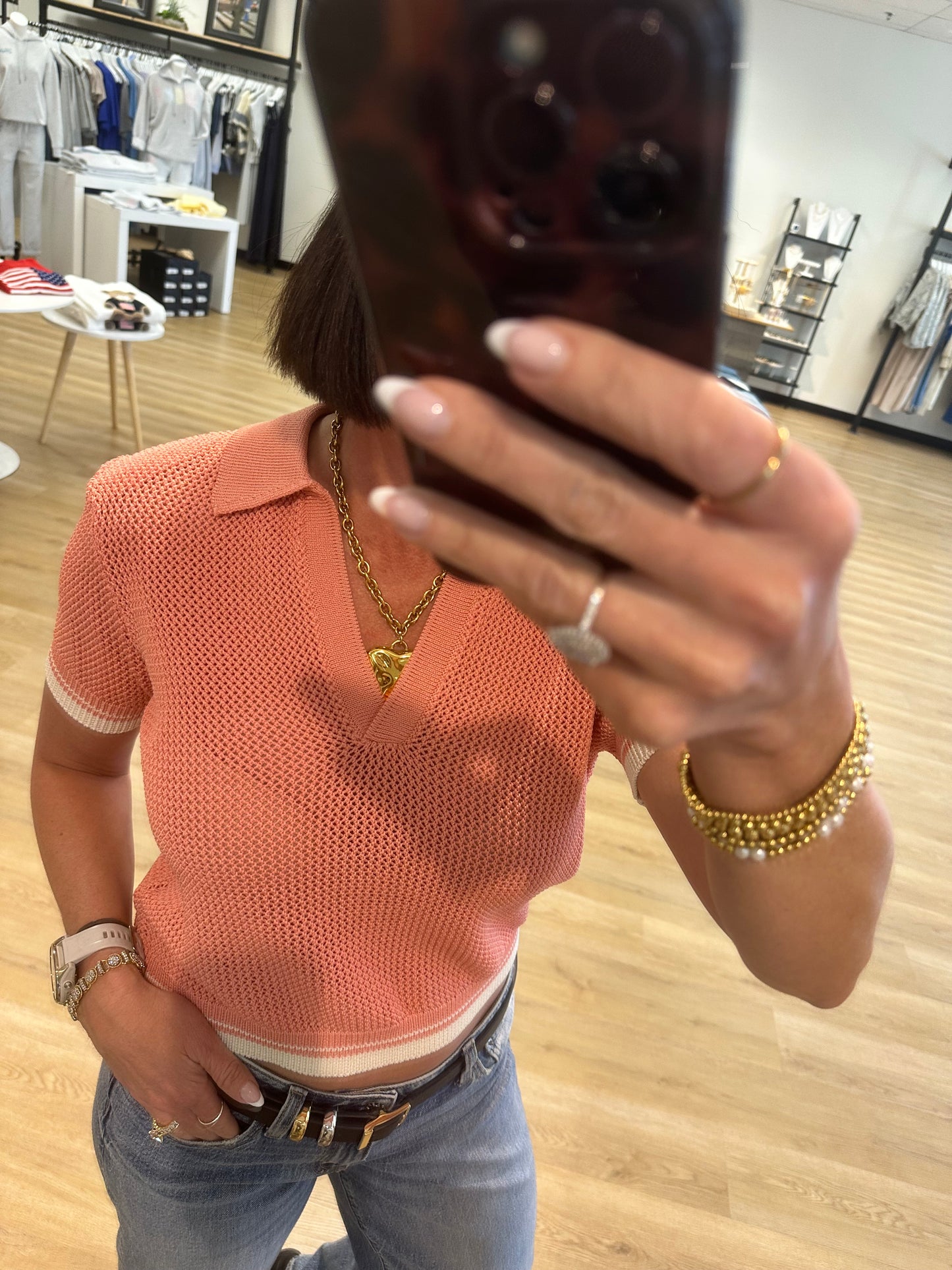 Aspyn Top-Spiced Coral