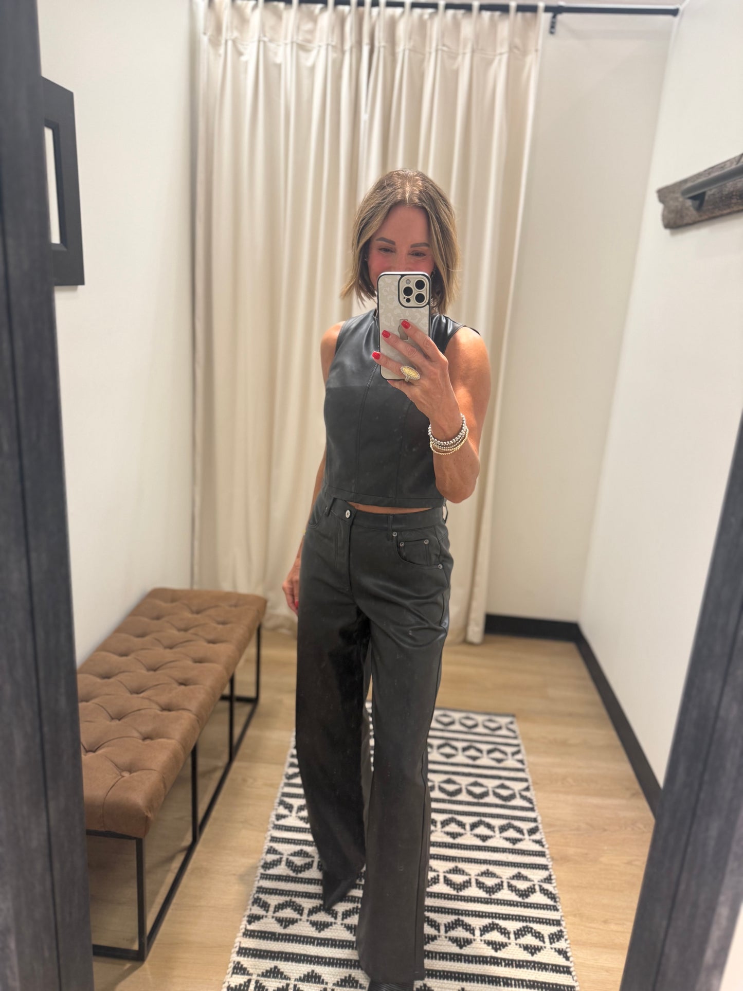 Jane Faux Leather Set