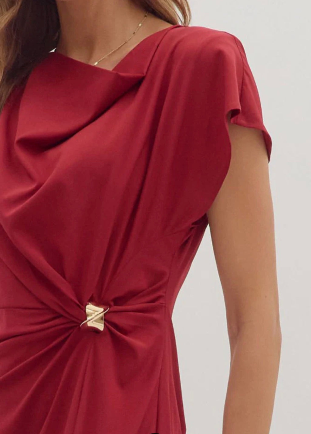 Mandy MIDI Dress- Scarlet