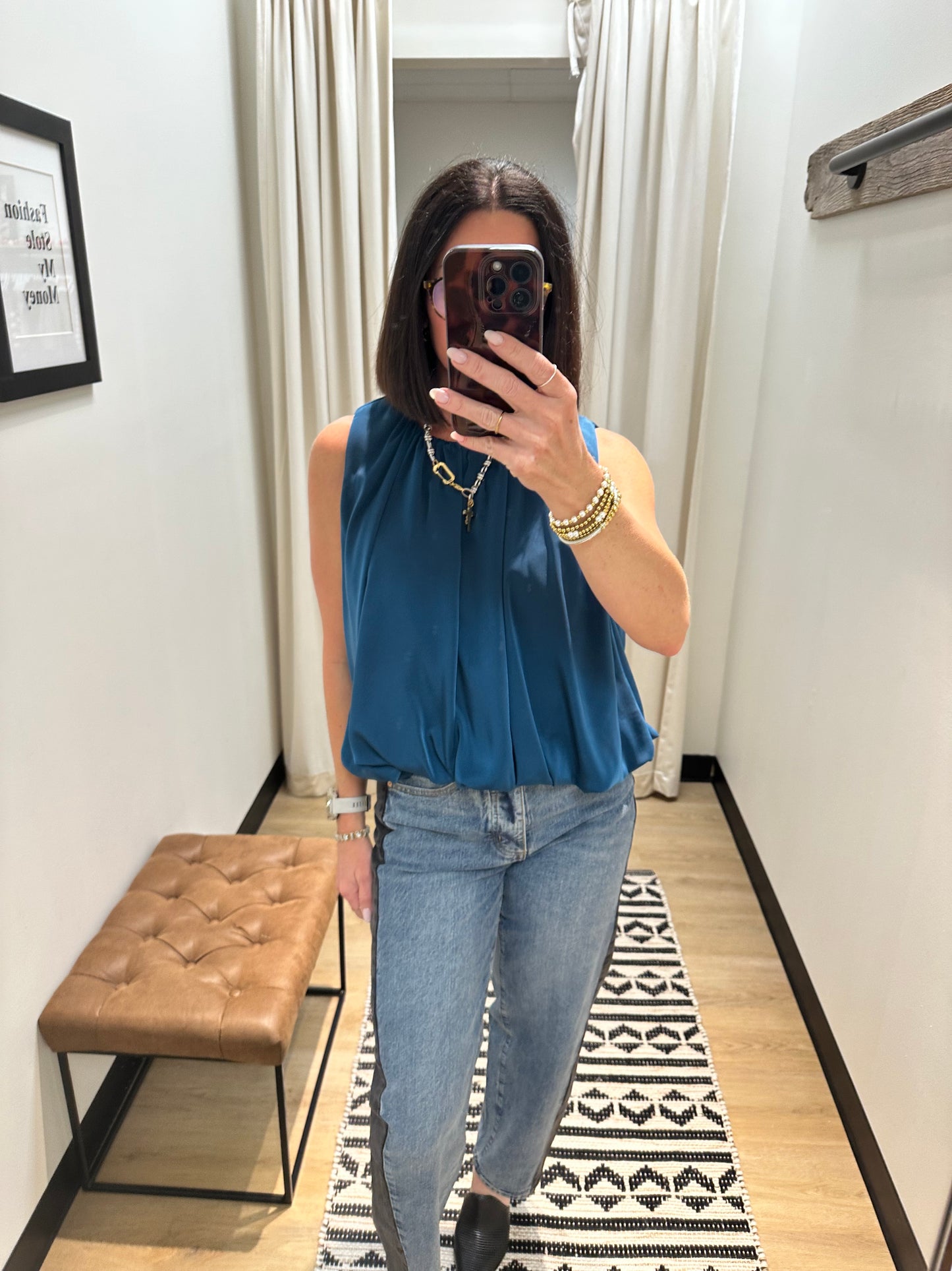 Lizbeth Bubble Hem Top