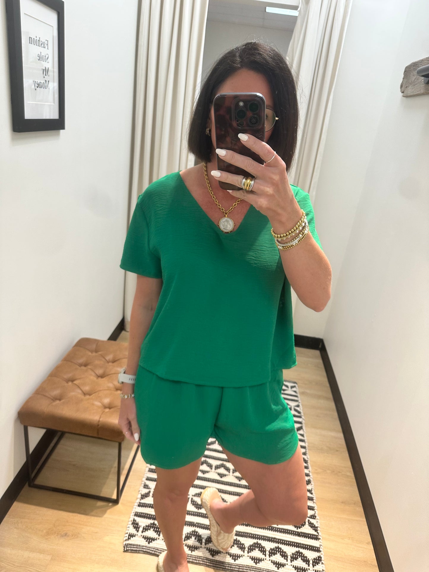White Sands Set- Kelly Green