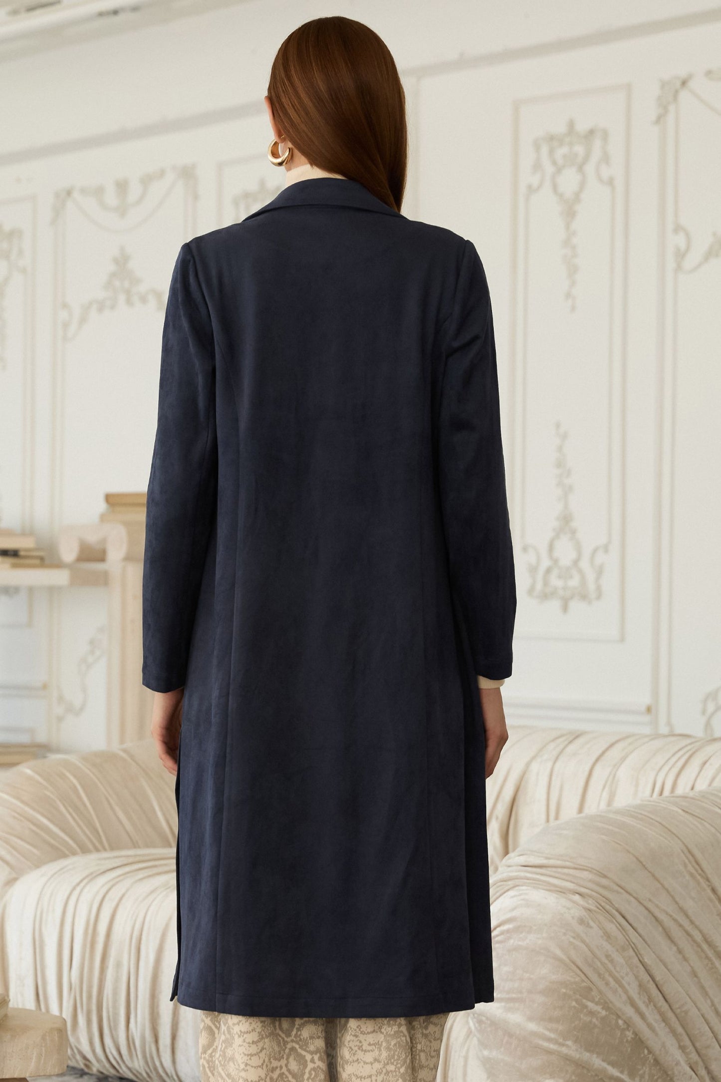 Maren Faux Suede Duster