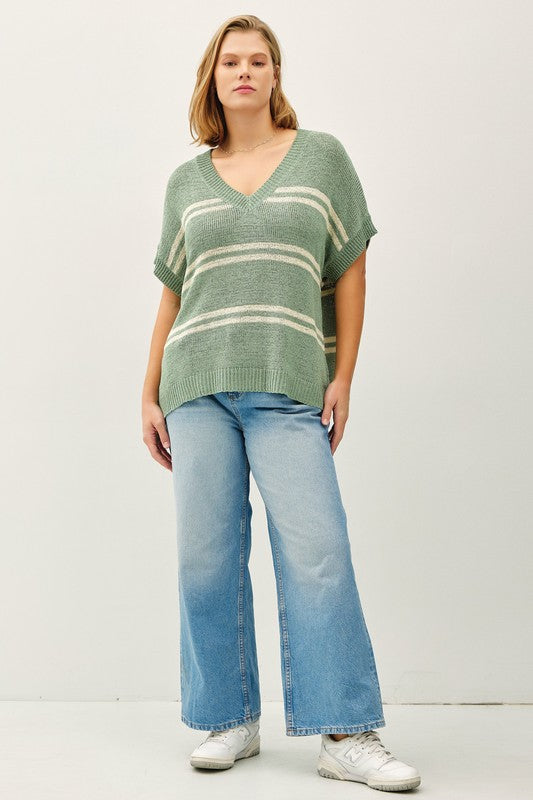 April V-Neck Sweater