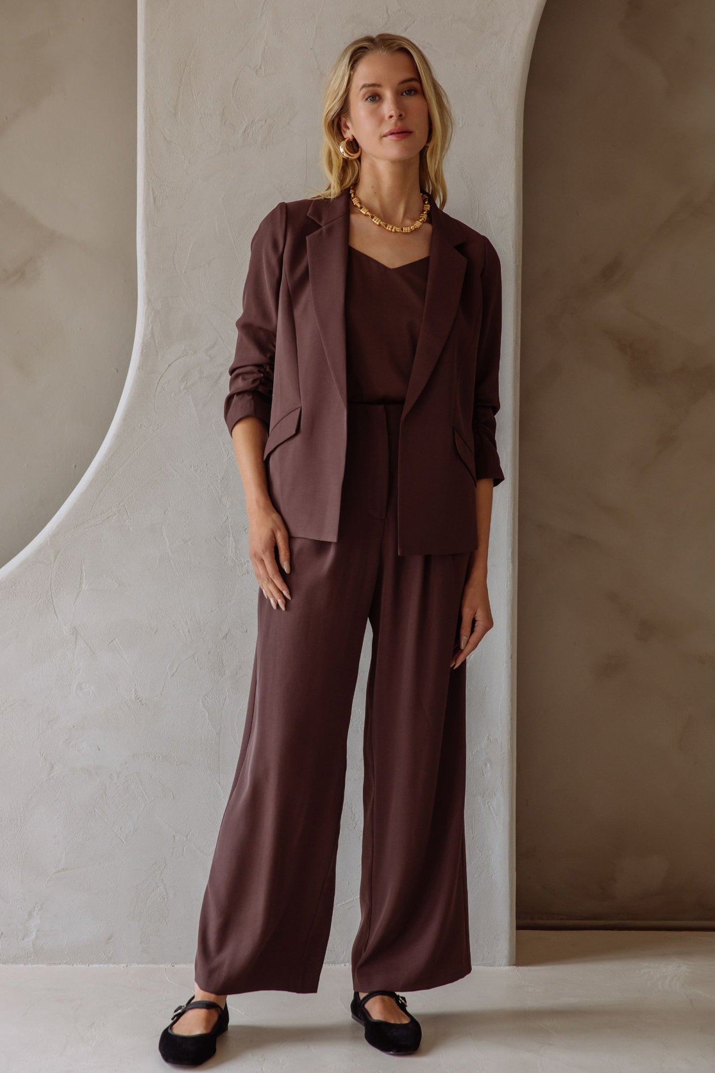 Leyla Blazer Espresso