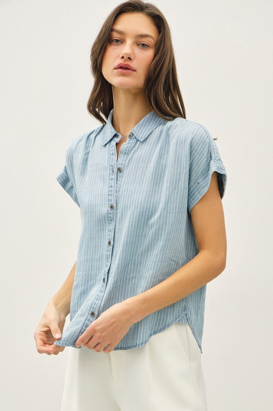 Wren Short Sleeve Button-Up