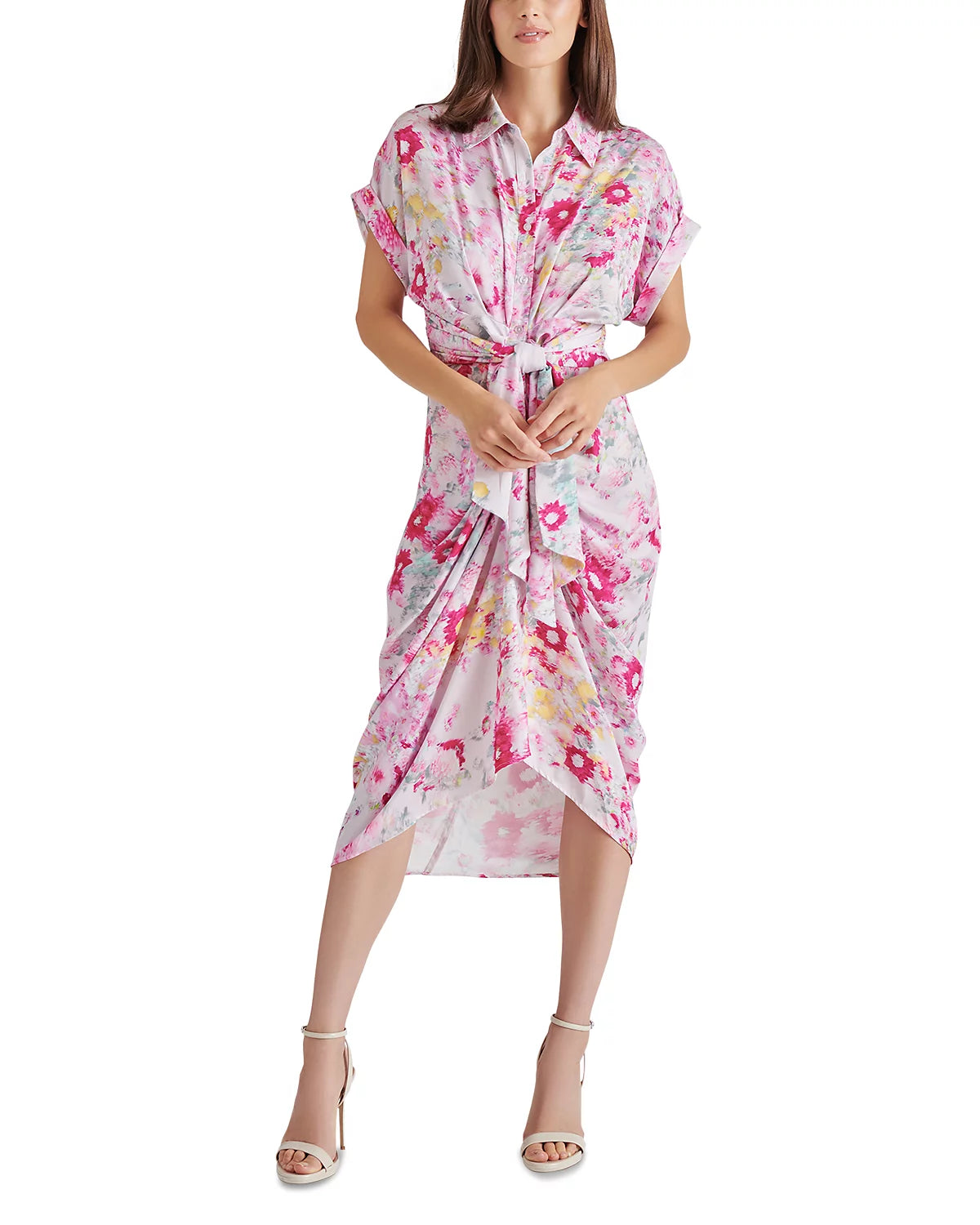 Tori Dress- Pink Hydrangea