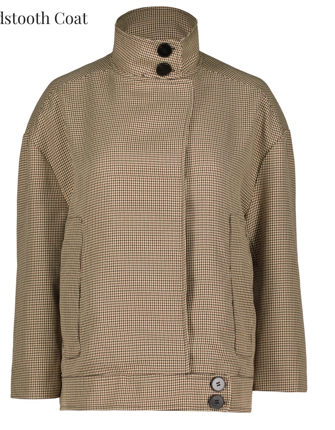 Germaine Houndstooth Coat
