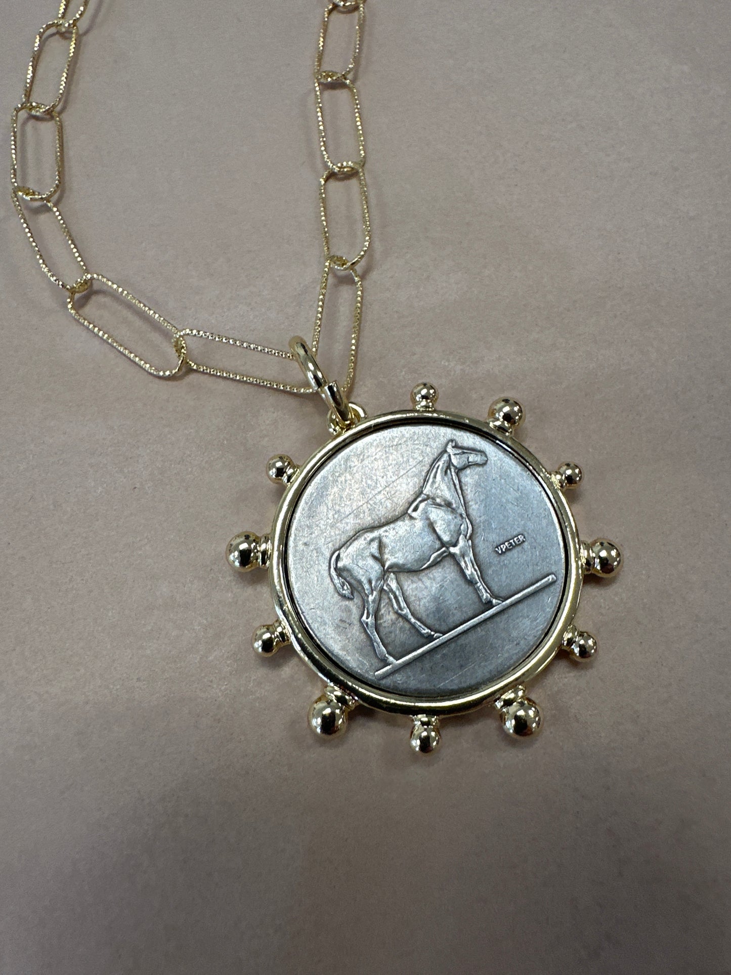 Horse Pendant Necklace