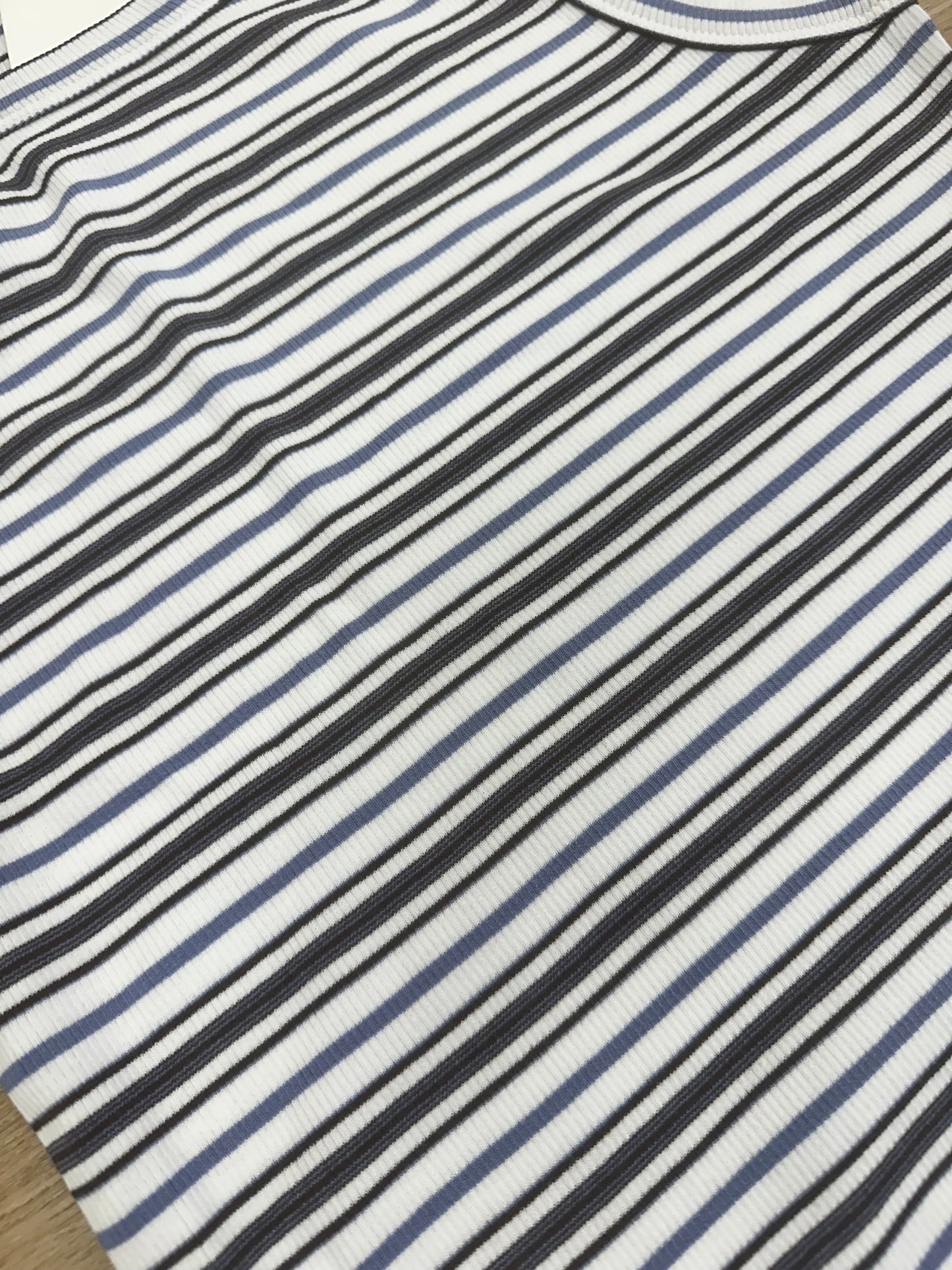 Edlin Tank- White Stripe