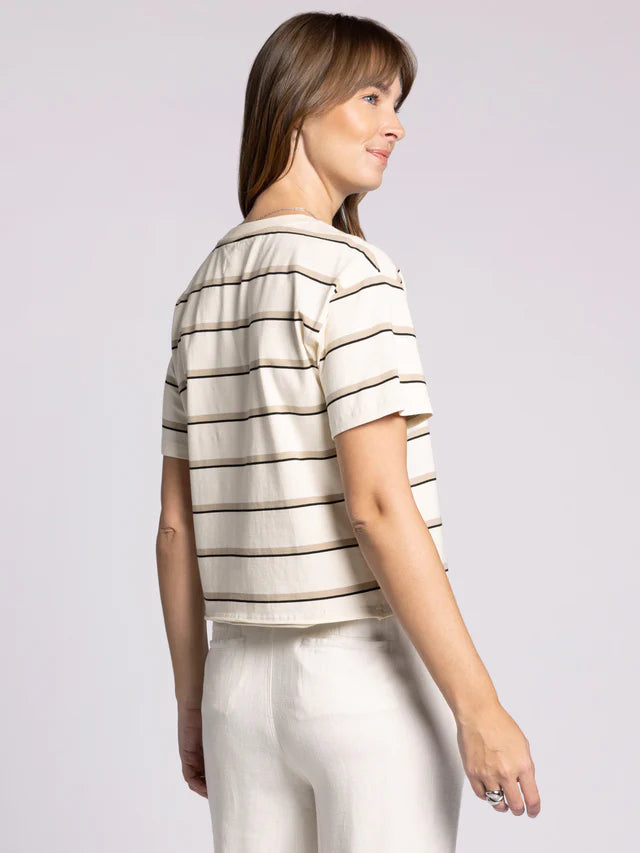 Katelin Tee in Ivory Black