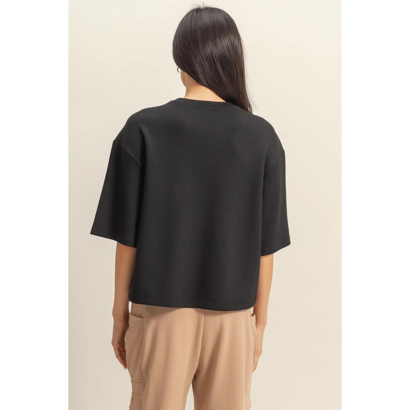 Jada Scuba Drop Shoulder- Black
