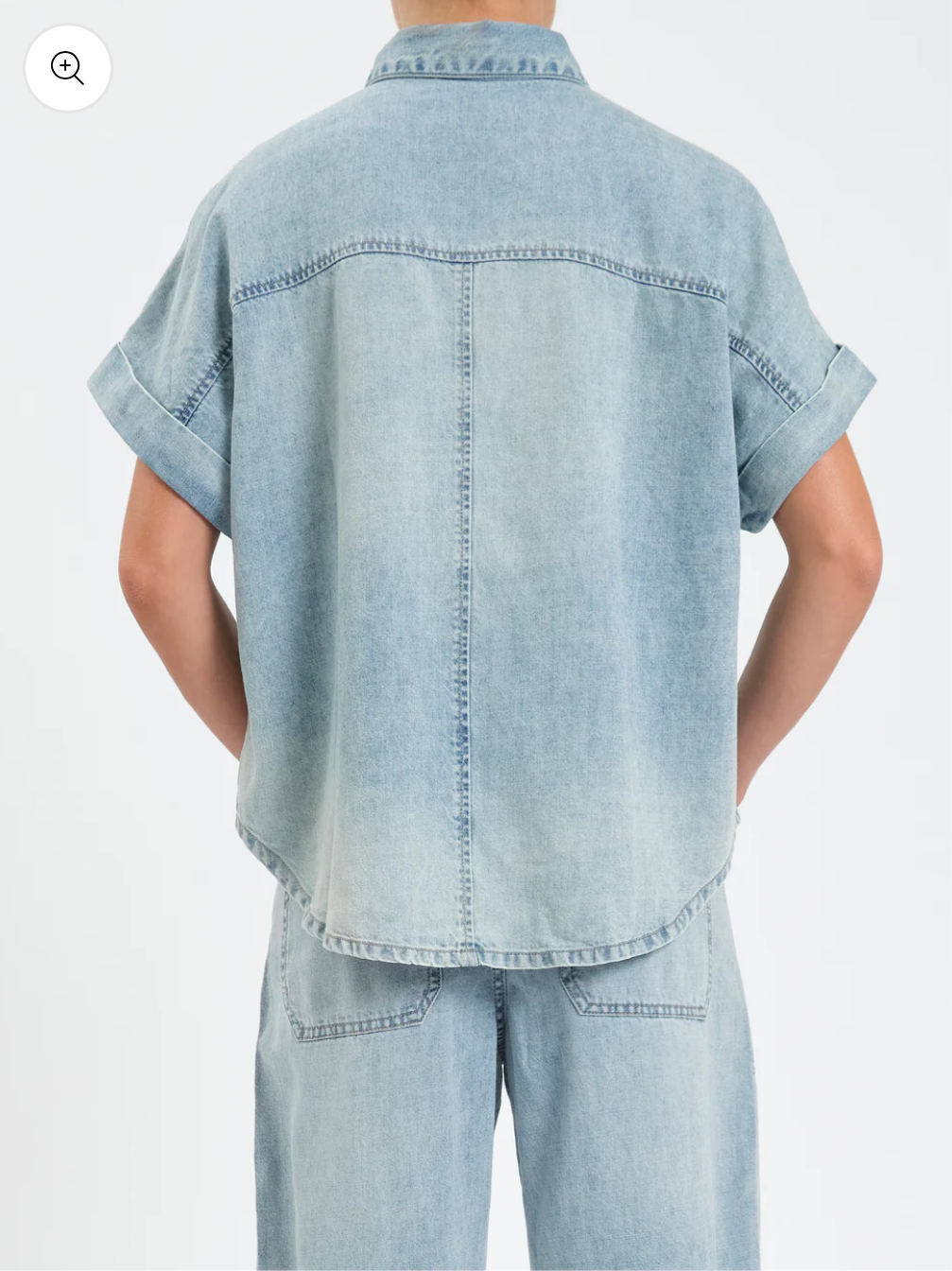 Shore Rolled Sleeve Top