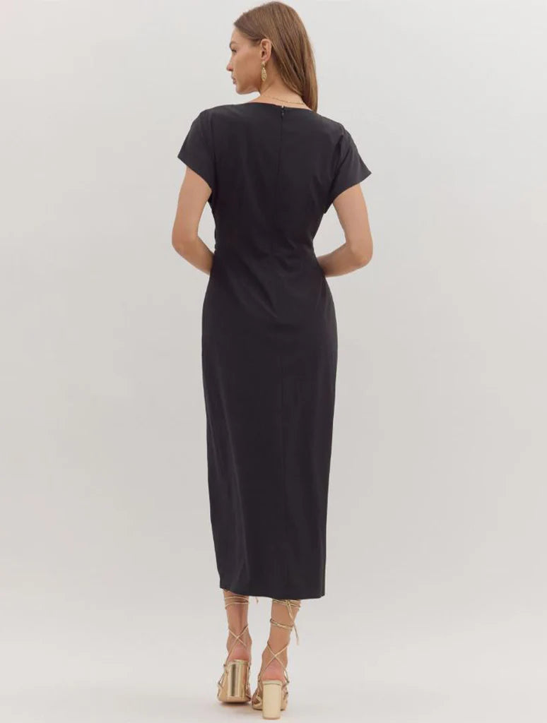 Mandy MIDI Dress- Black