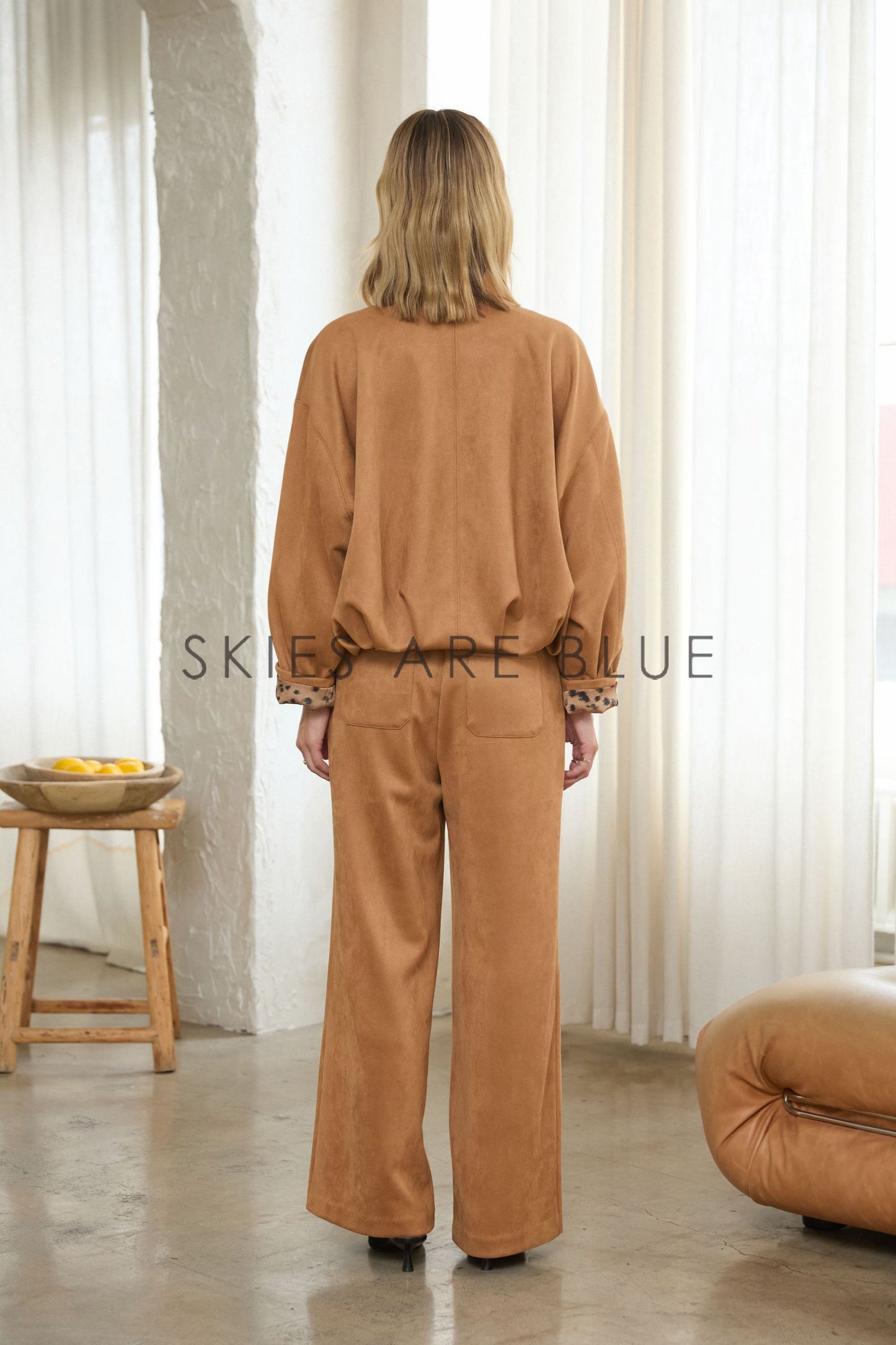 Jenny Faux Suede Bomber