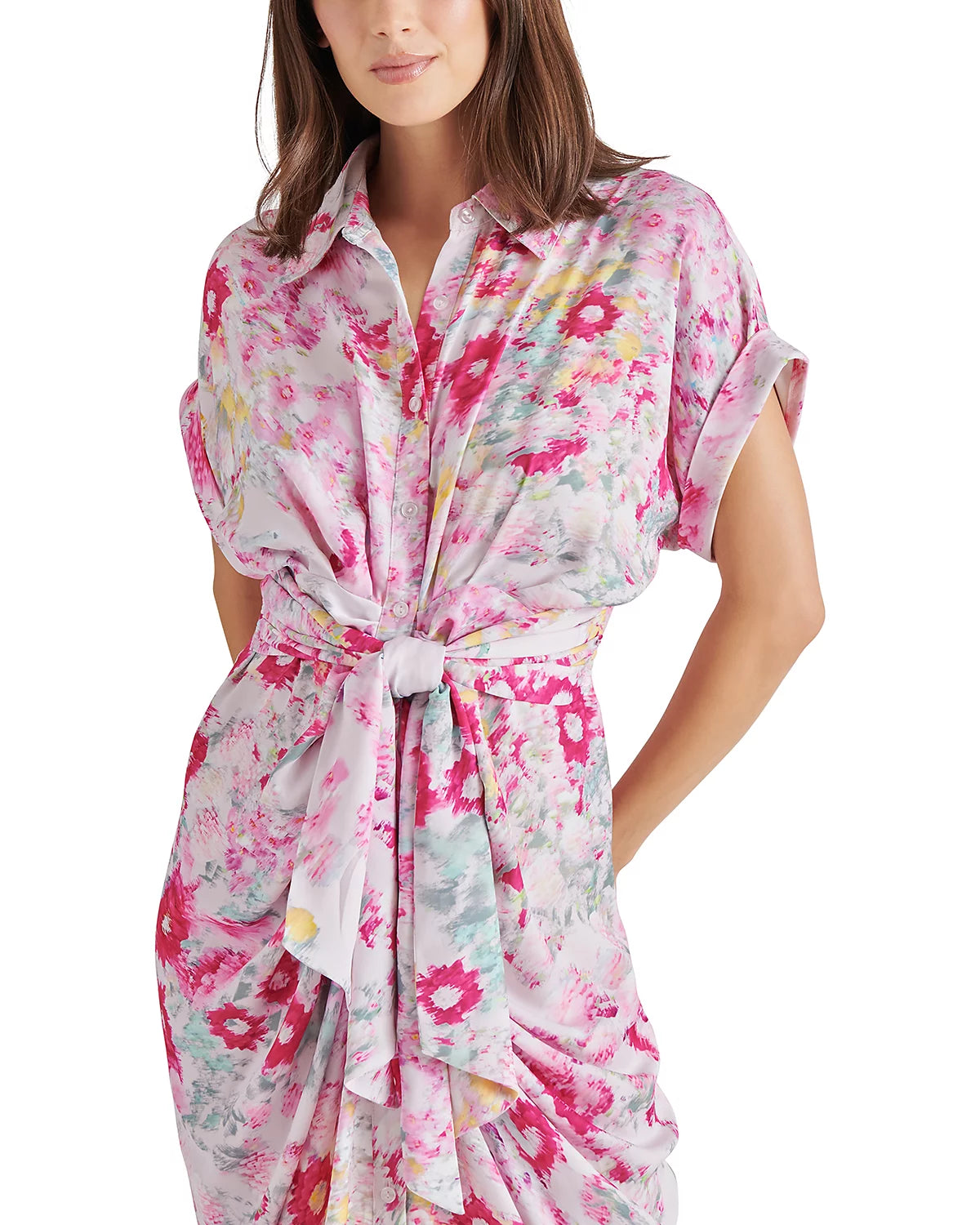 Tori Dress- Pink Hydrangea