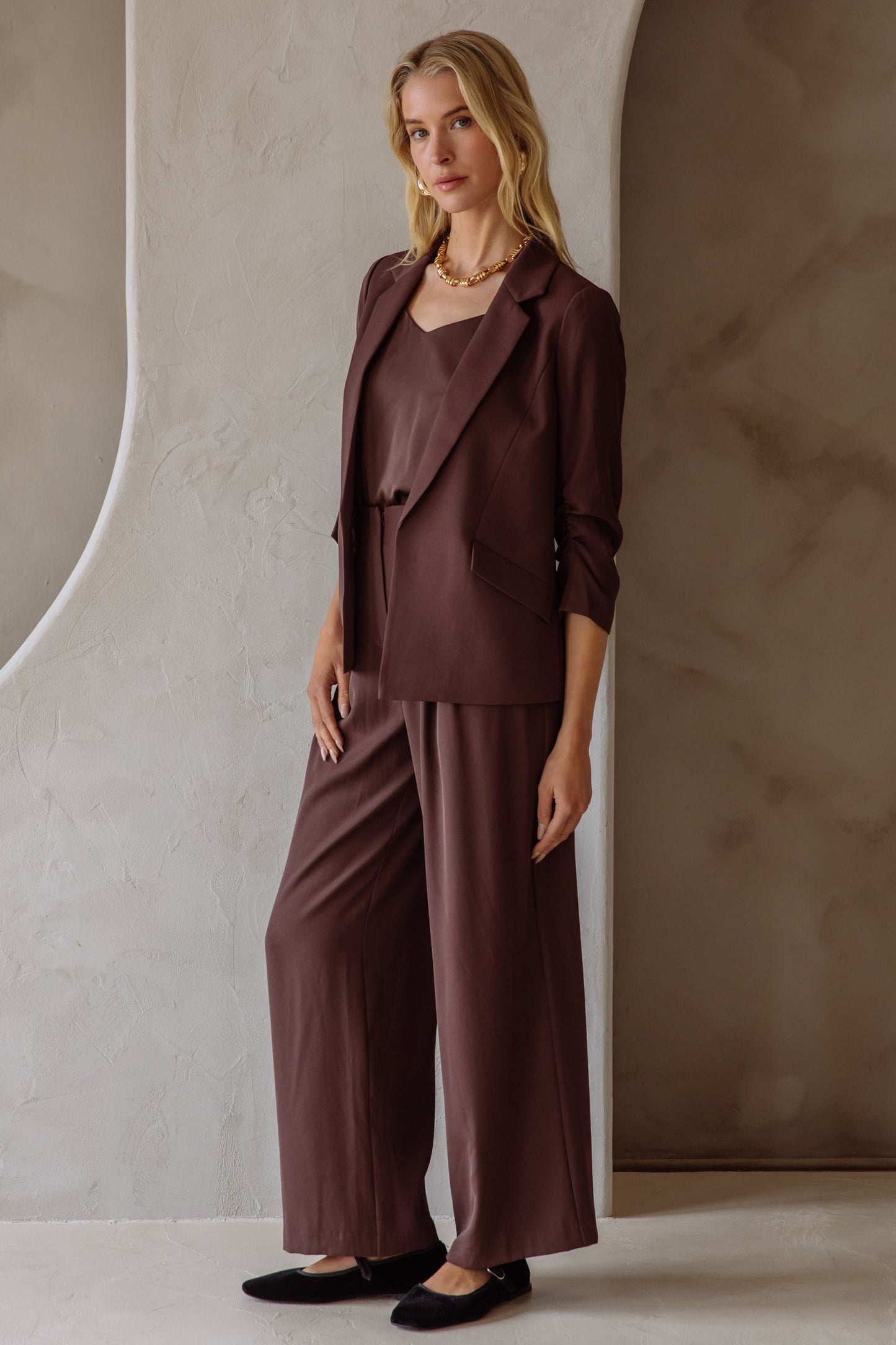 Leyla Blazer Espresso