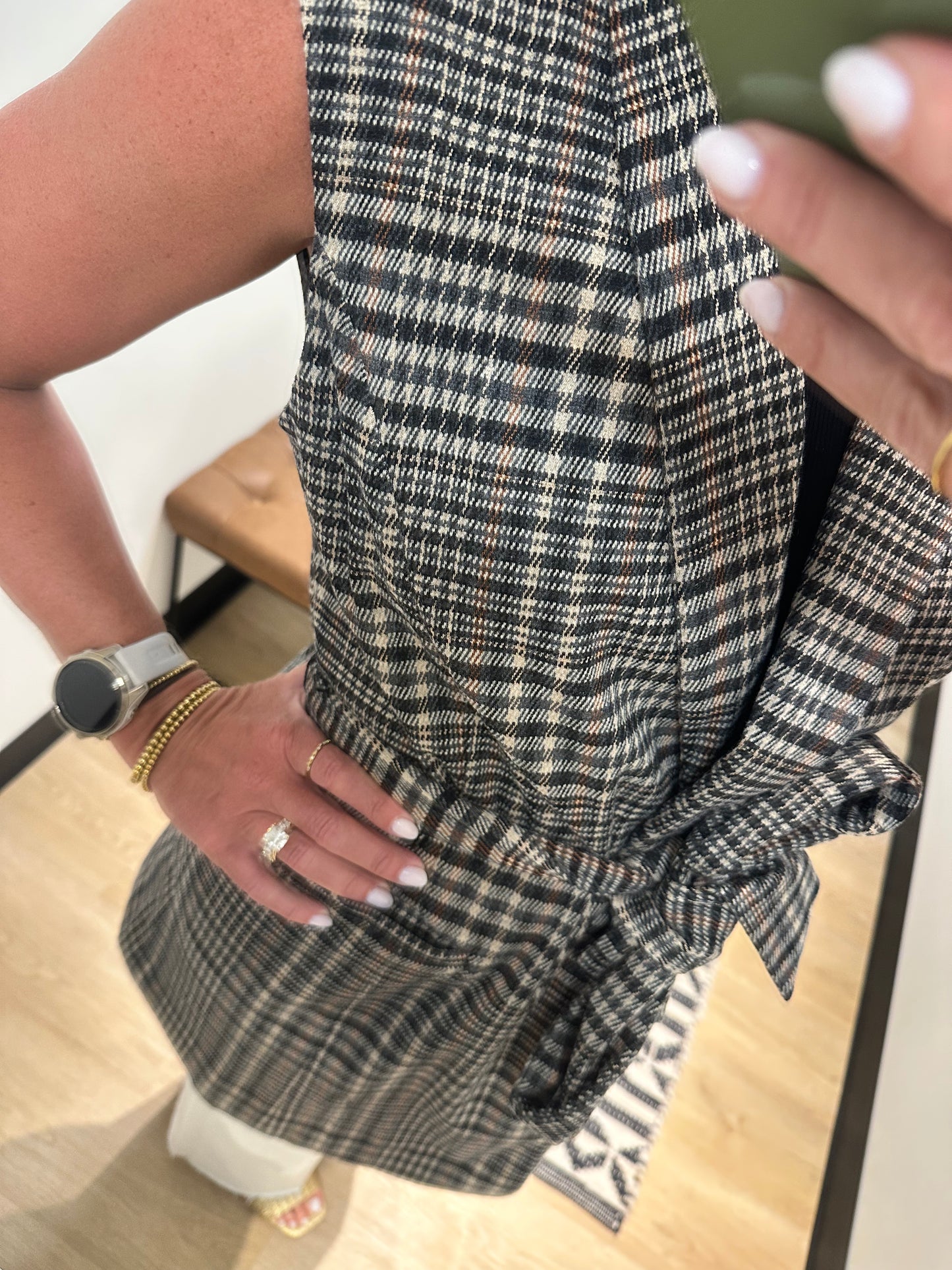 Lauryn Tie Waist Vest