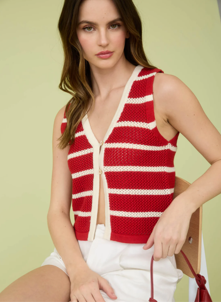 Baylee Striped Vest