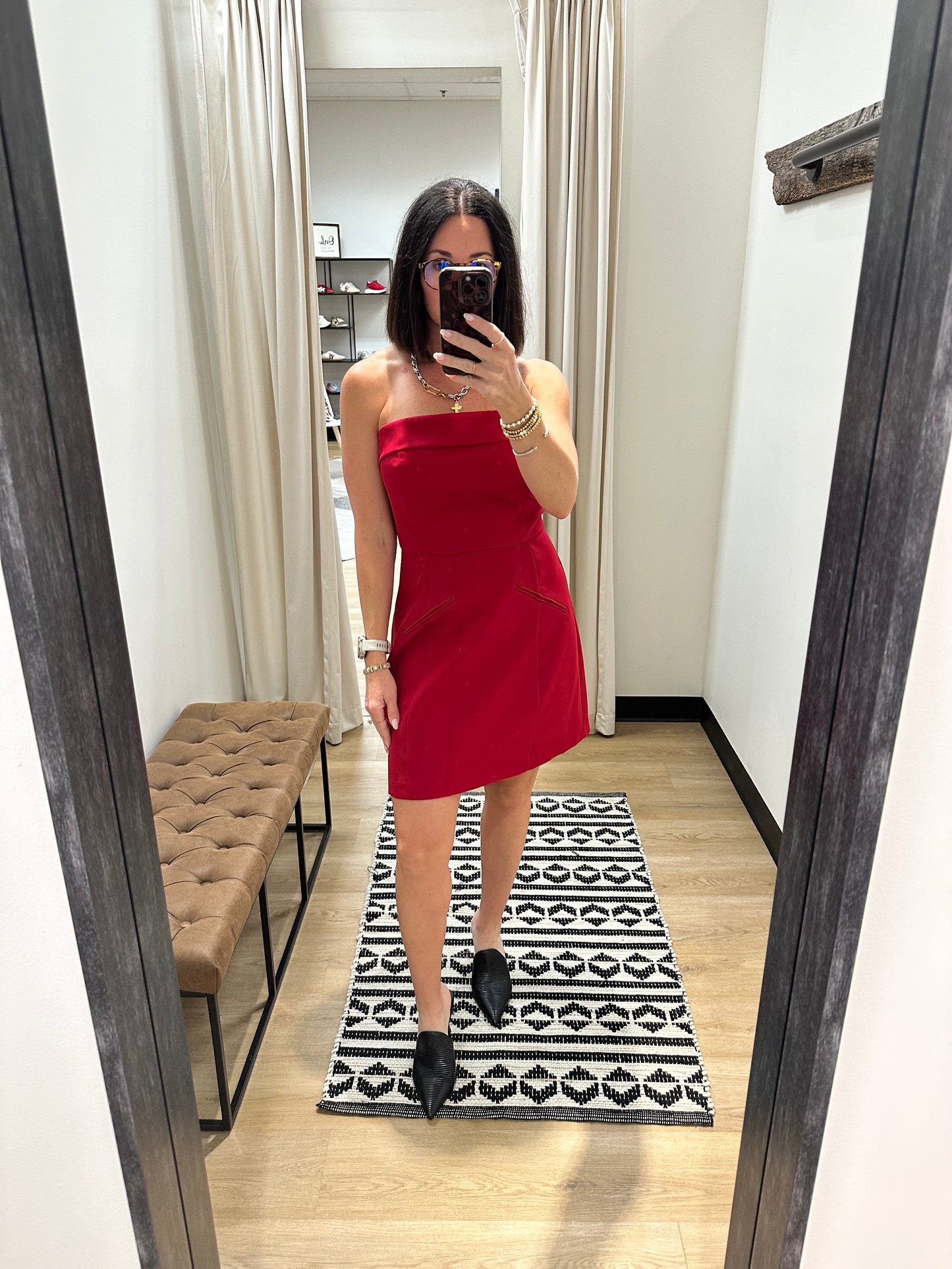 Naya Strapless Mini Dress