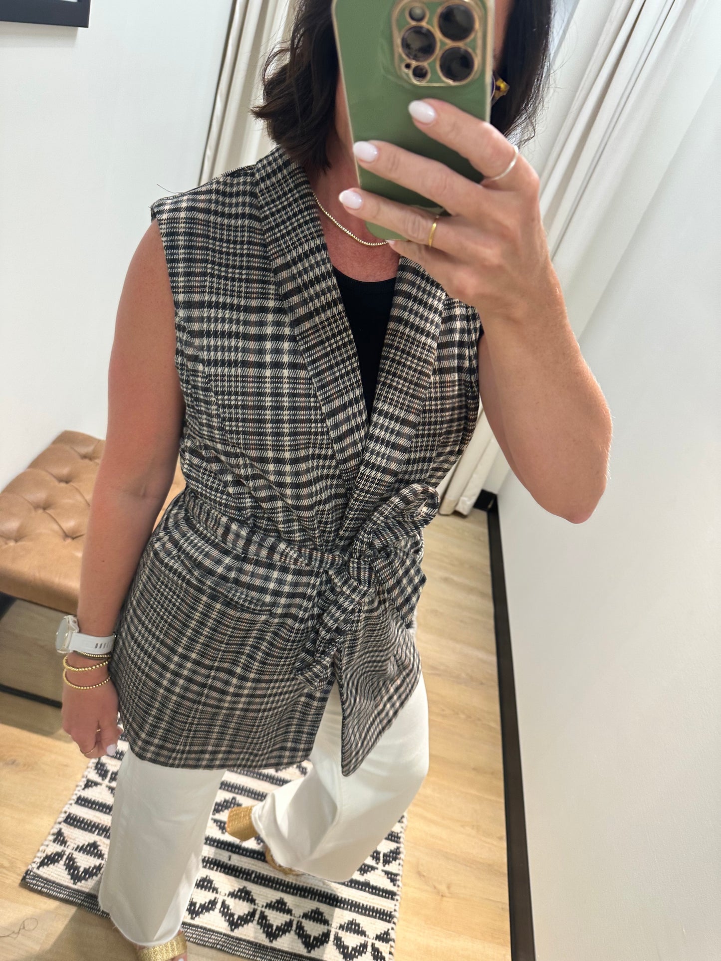 Lauryn Tie Waist Vest