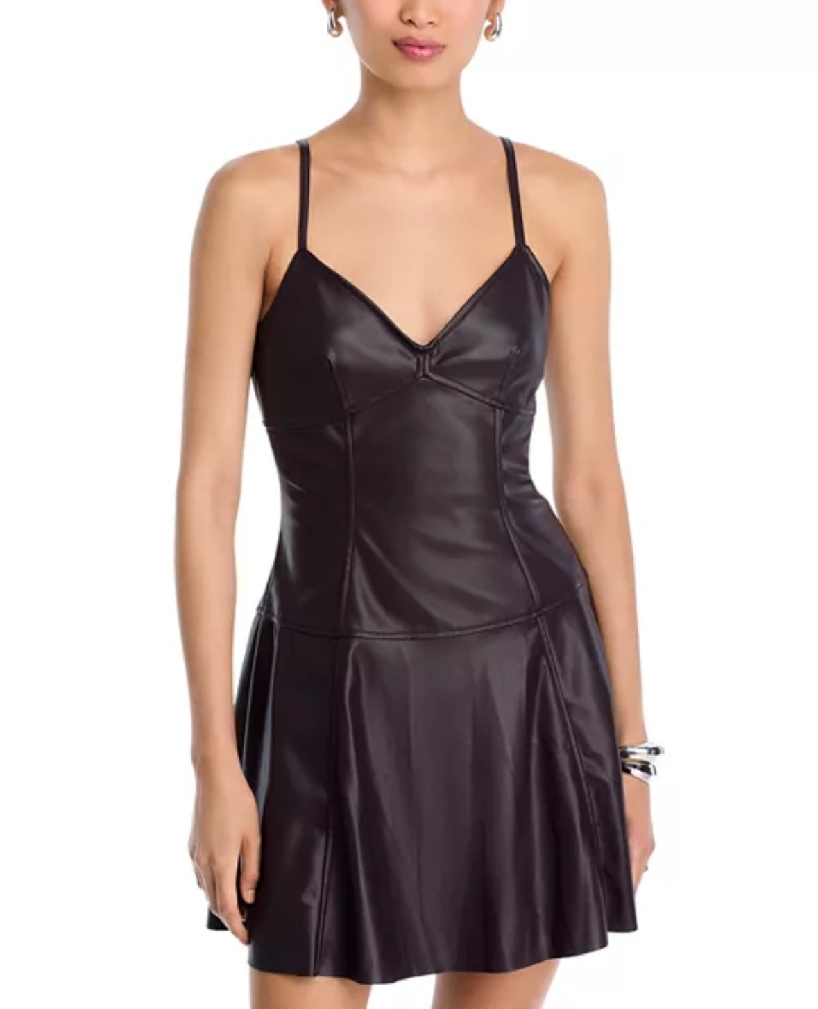 Abbott Faux Leather Dress