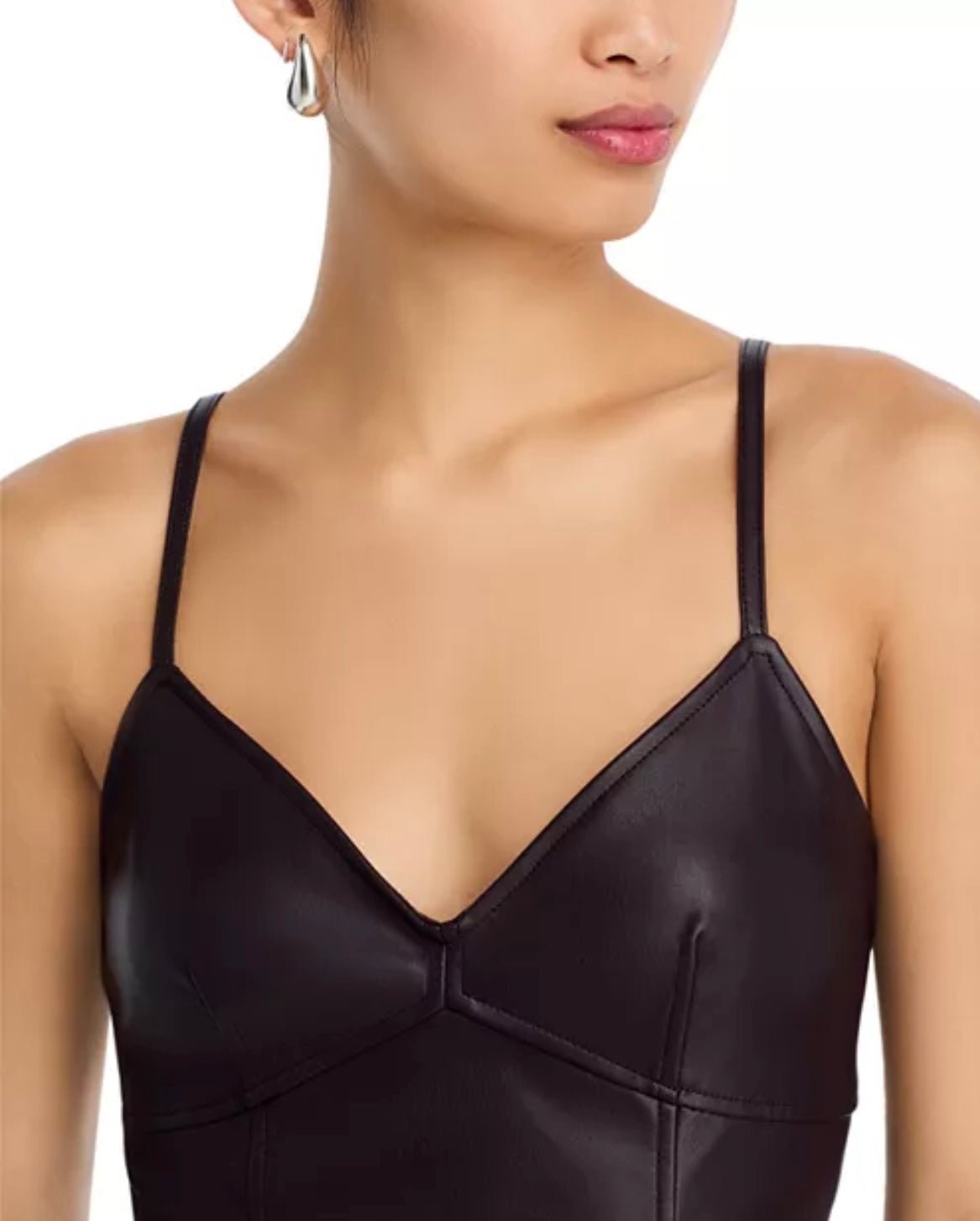 Abbott Faux Leather Dress