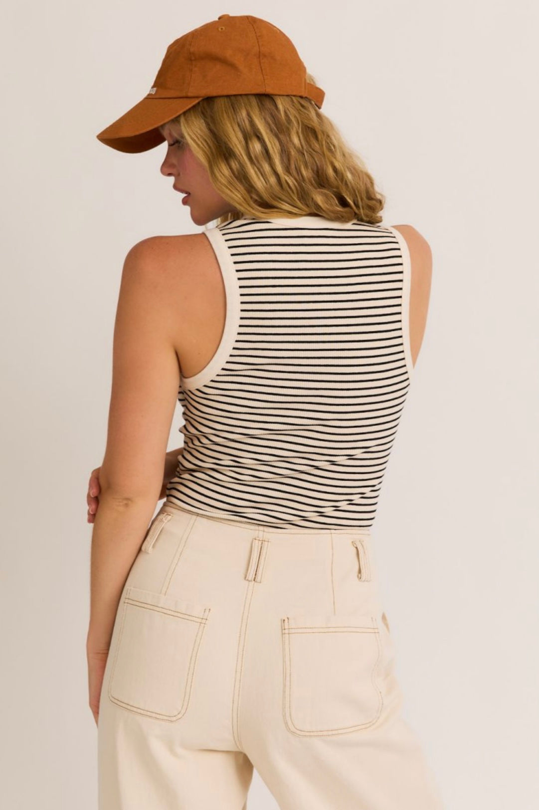 Rae Bodysuit- Cream/Black