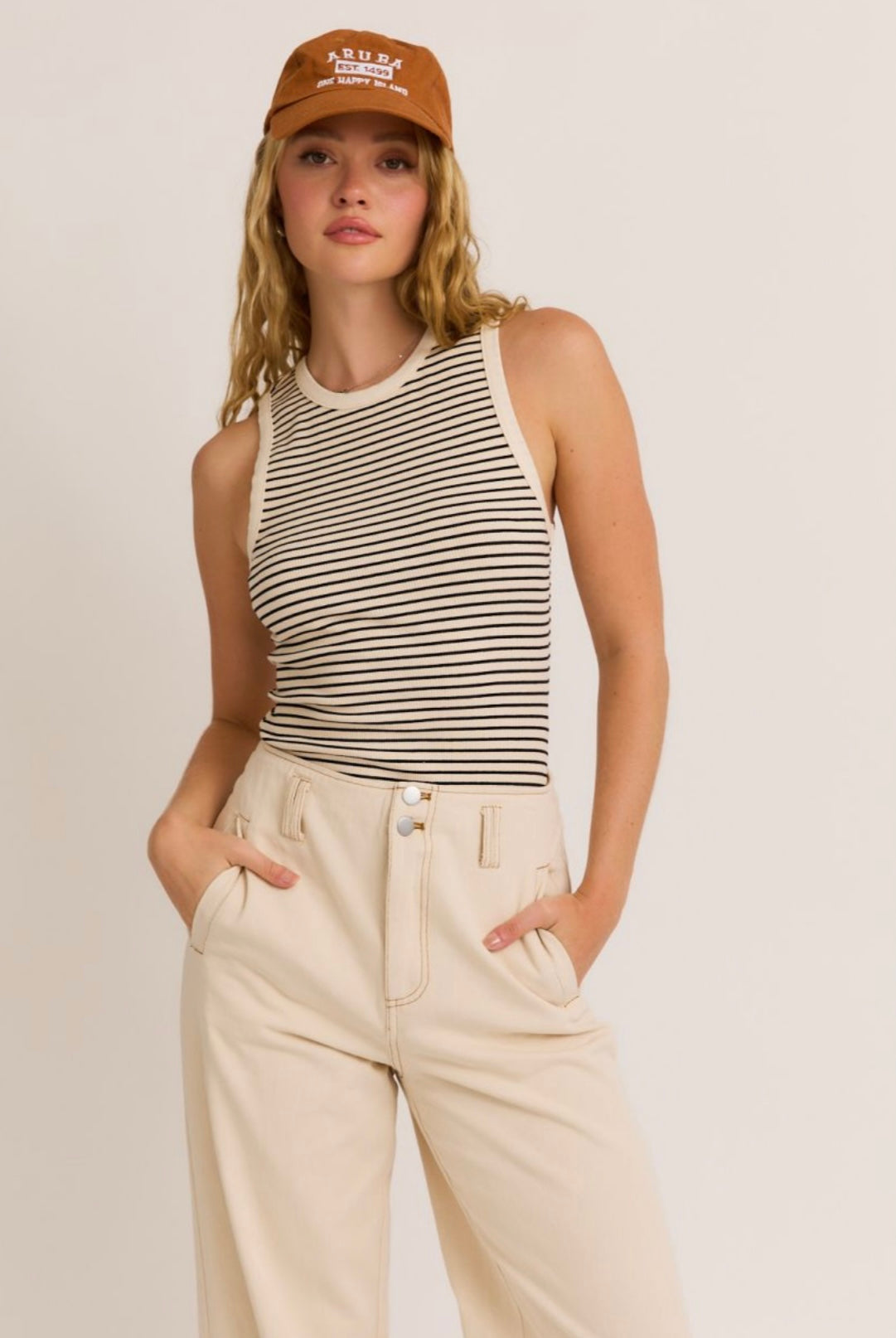 Rae Bodysuit- Cream/Black