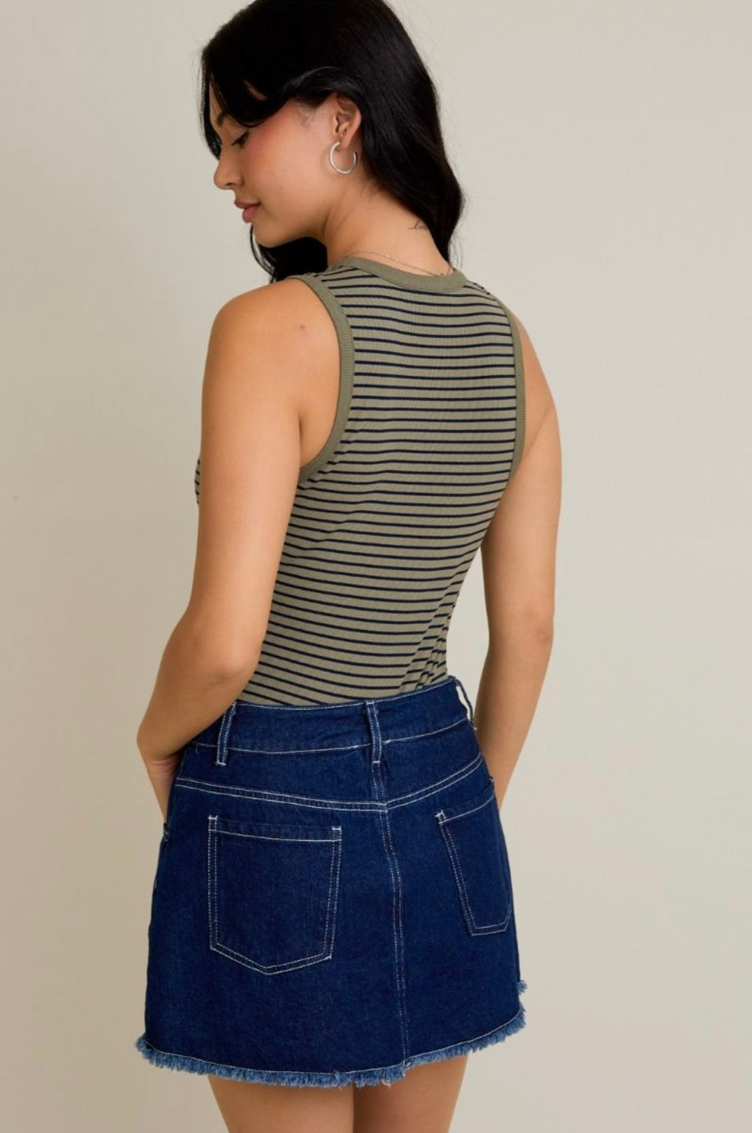 Rae Bodysuit- Olive/Navy