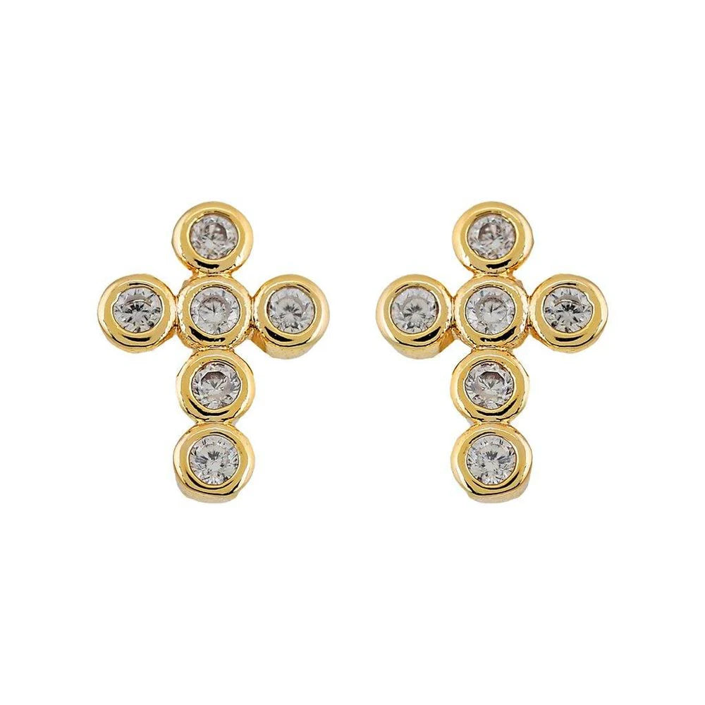 Mimi Mini Cross Studs