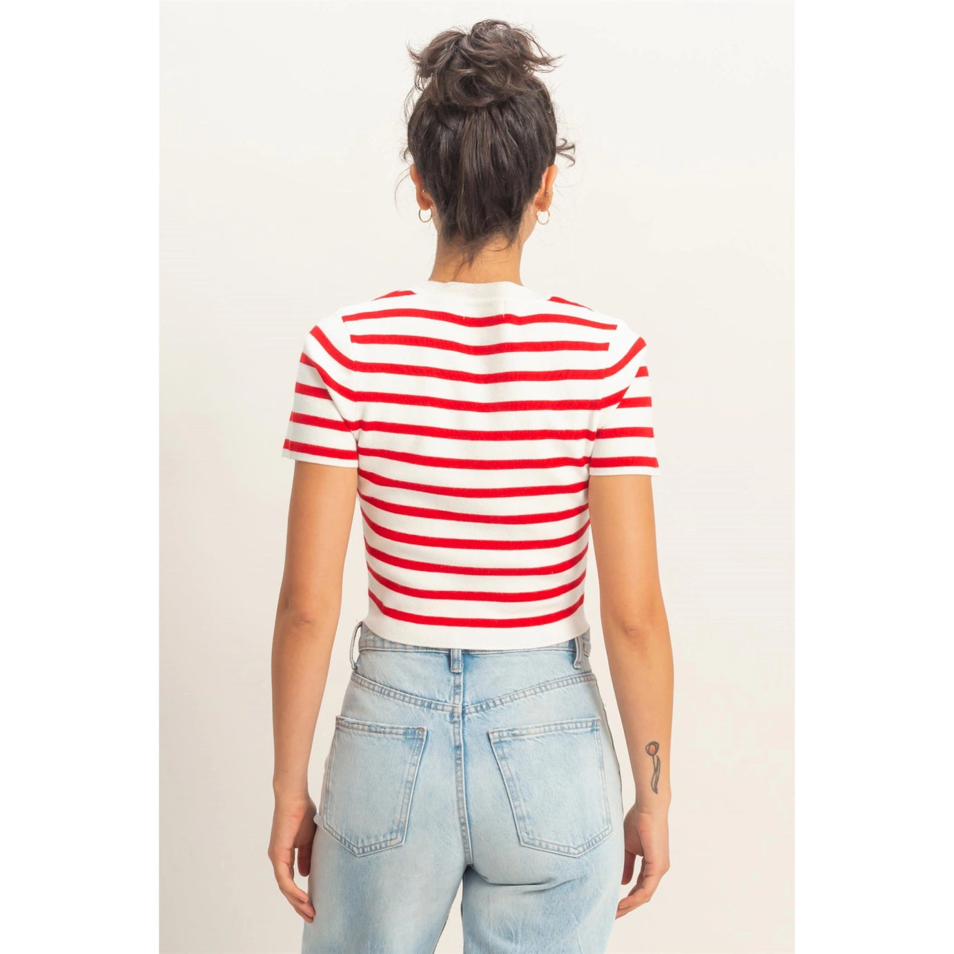 Kali Striped Crop Top