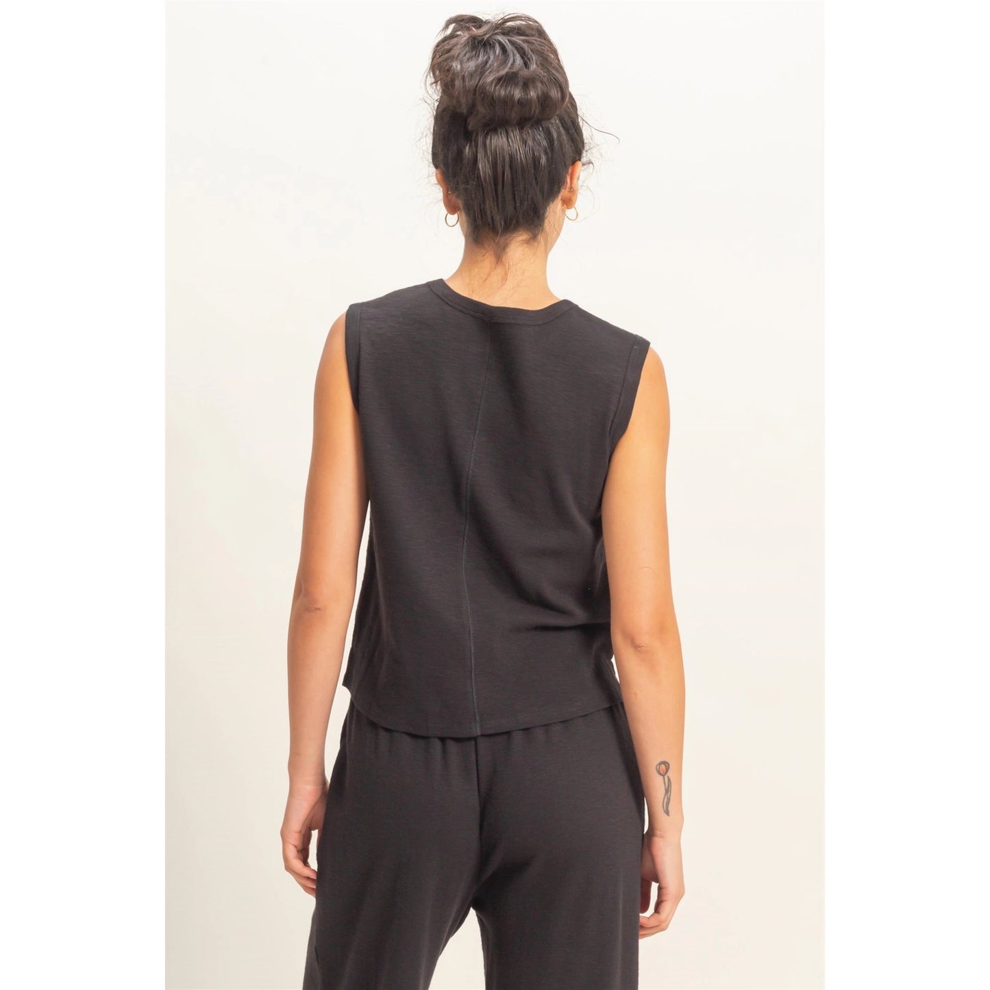 Carlee Tank- Black