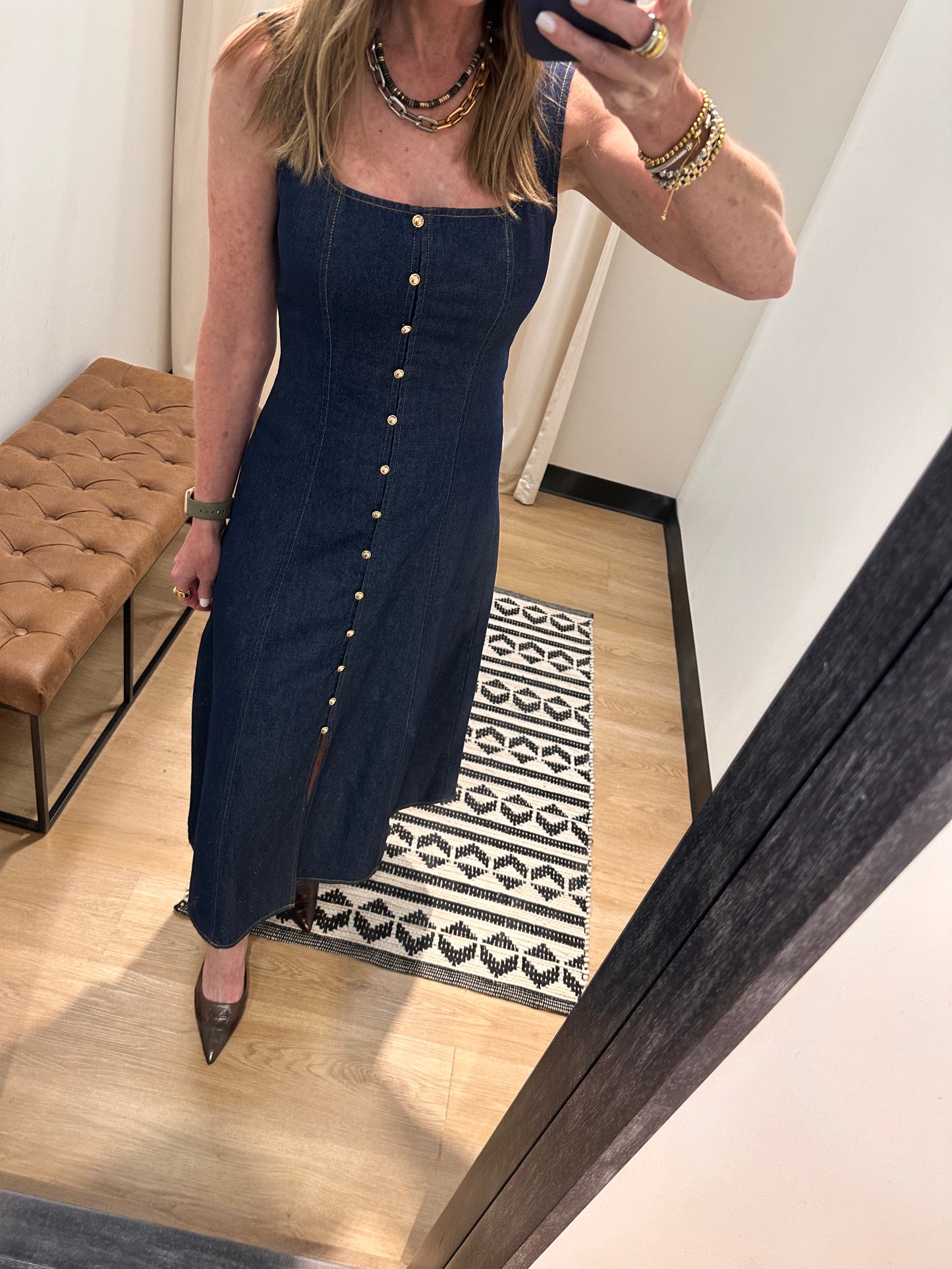 Chandler Dark Denim Dress
