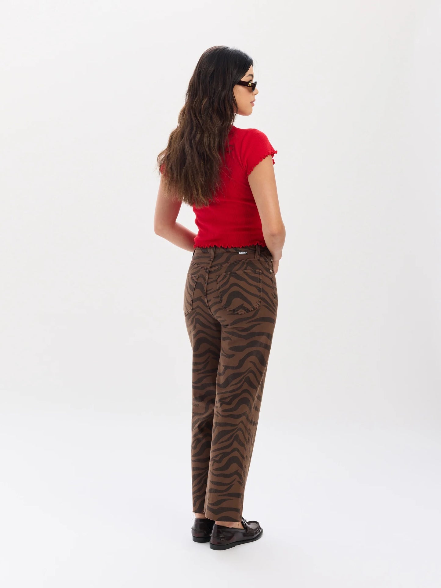 Pleaser in Desert Zebra