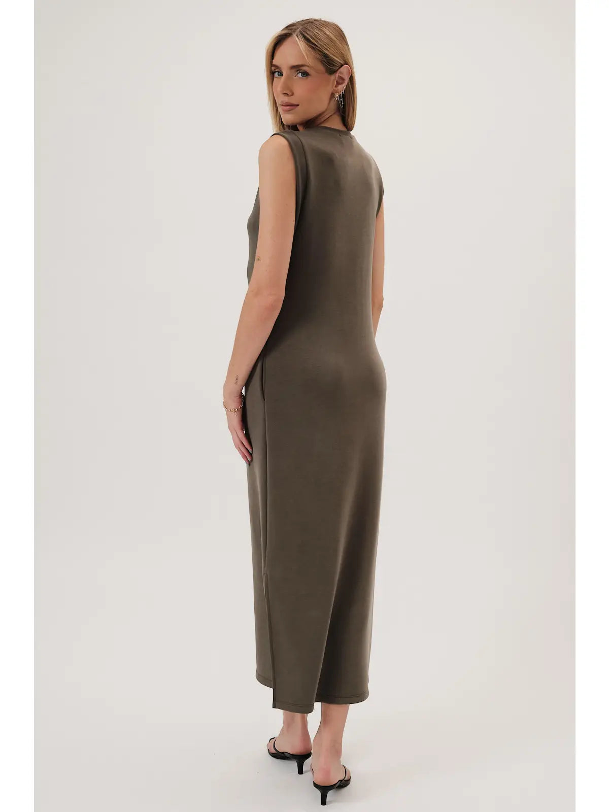 Trinity Olive Maxi Dress