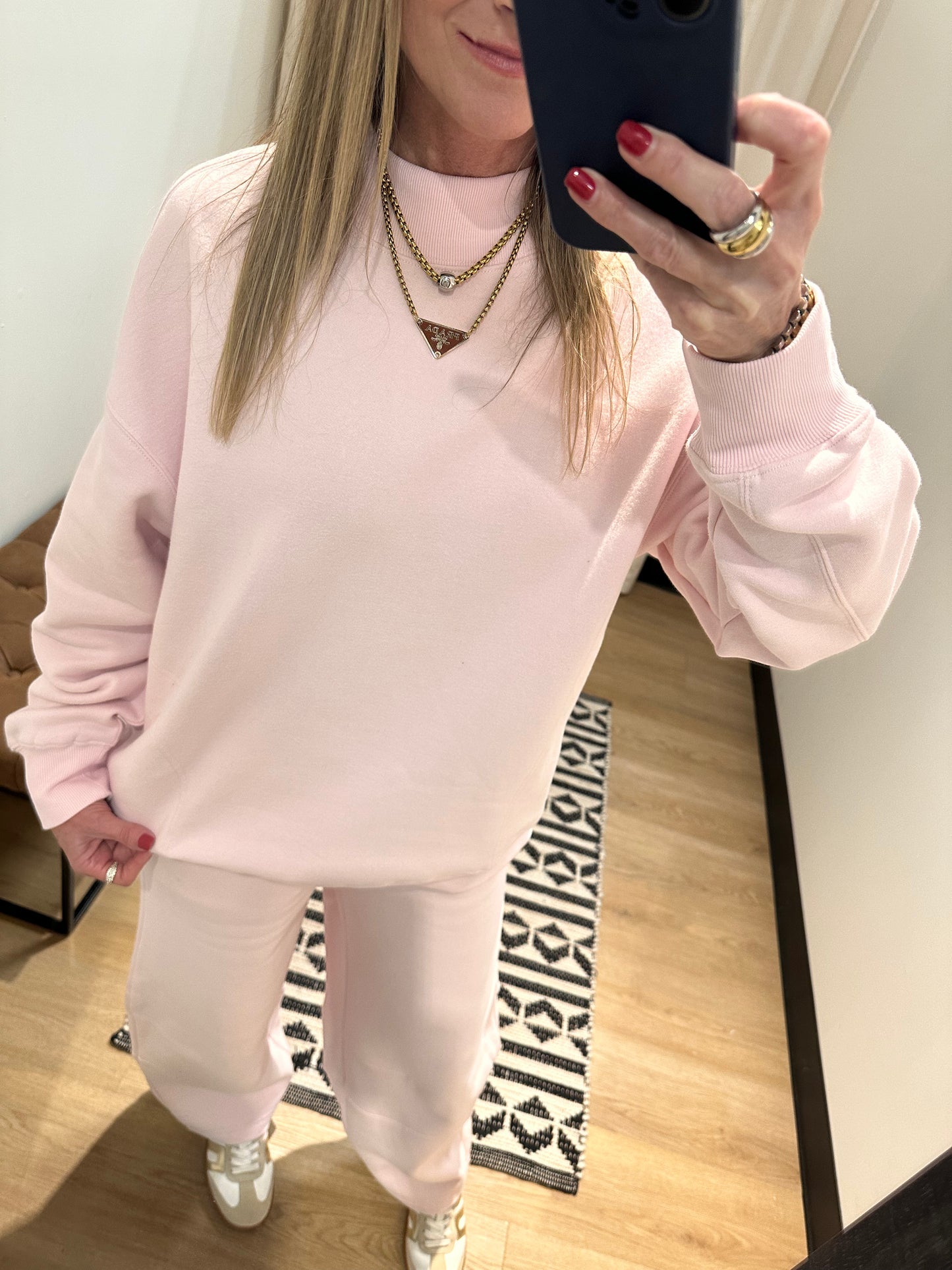 Pink Slipper Barrel Pant