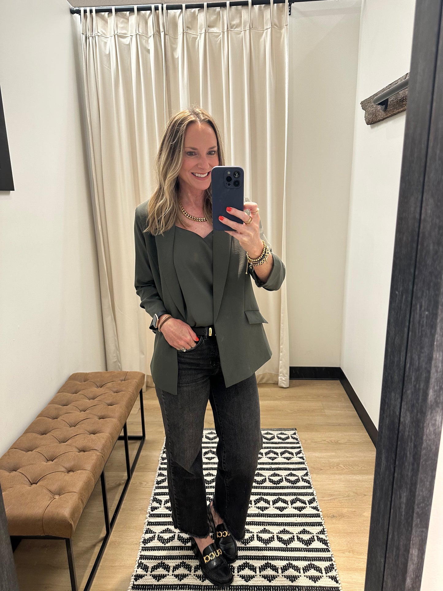 Leyla Blazer Olive