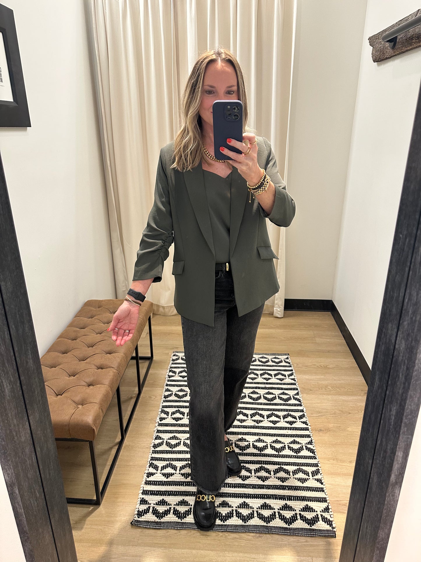 Leyla Blazer Olive