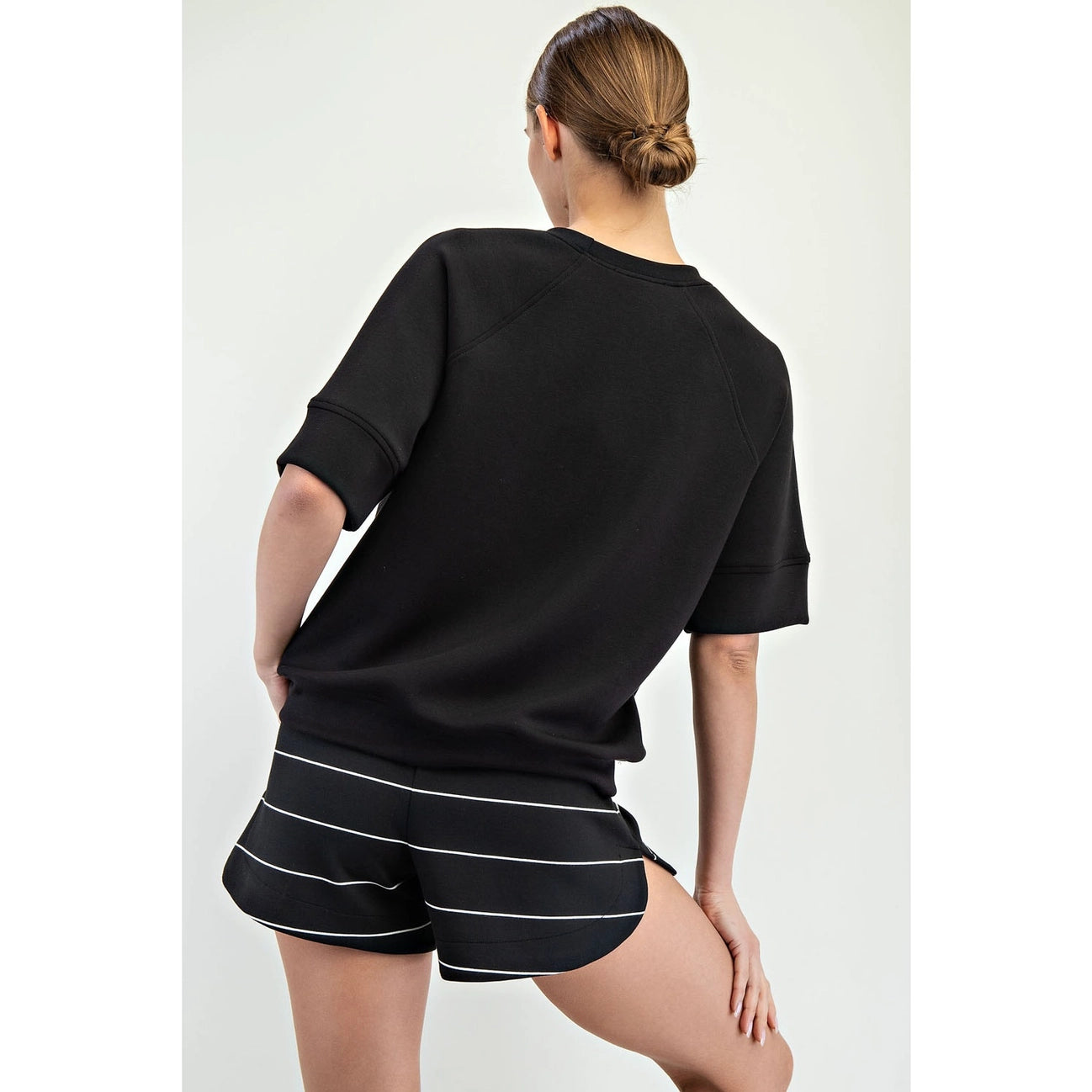 Veda Modal Top- Black