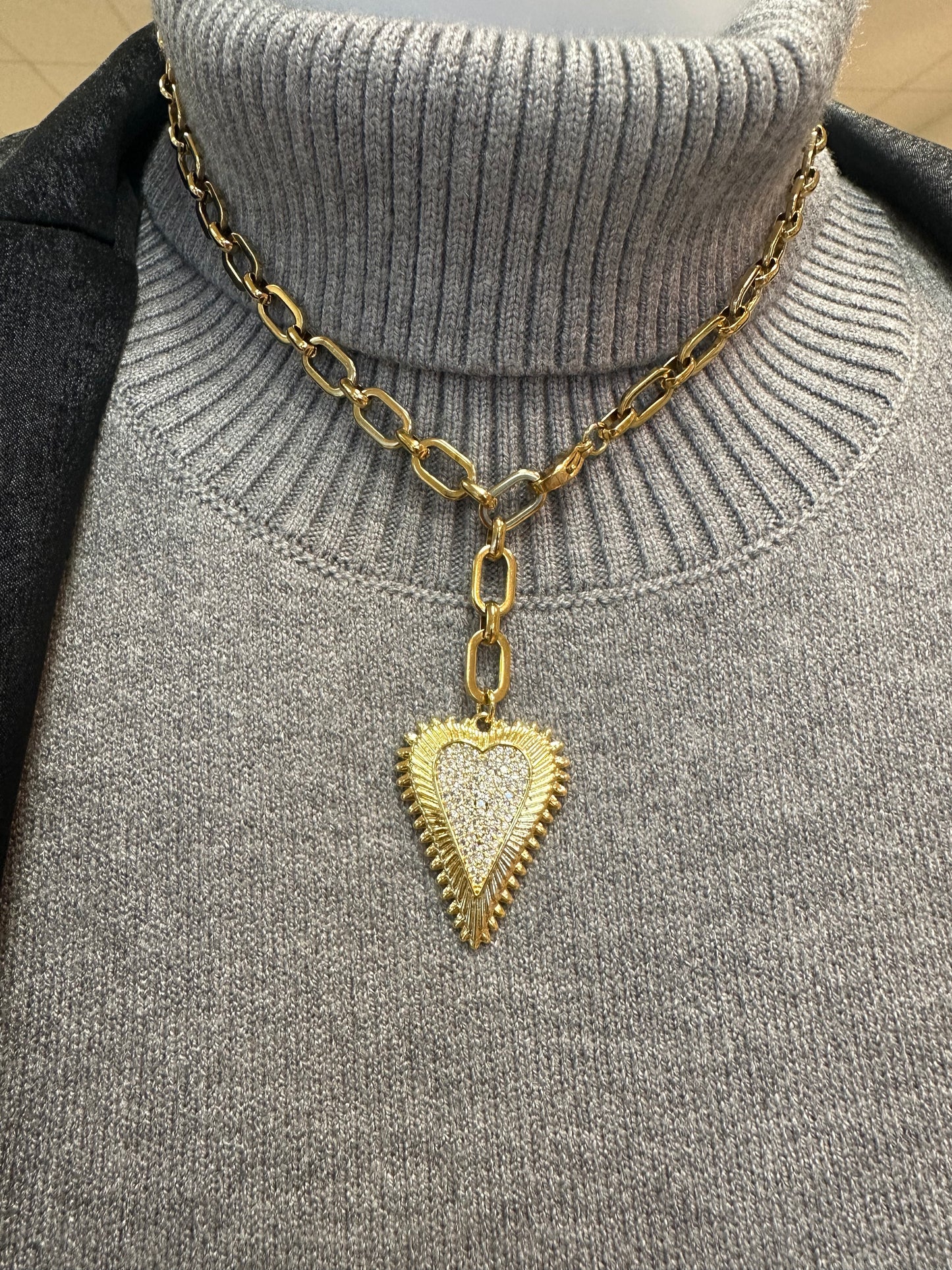 Clara Heart Necklace
