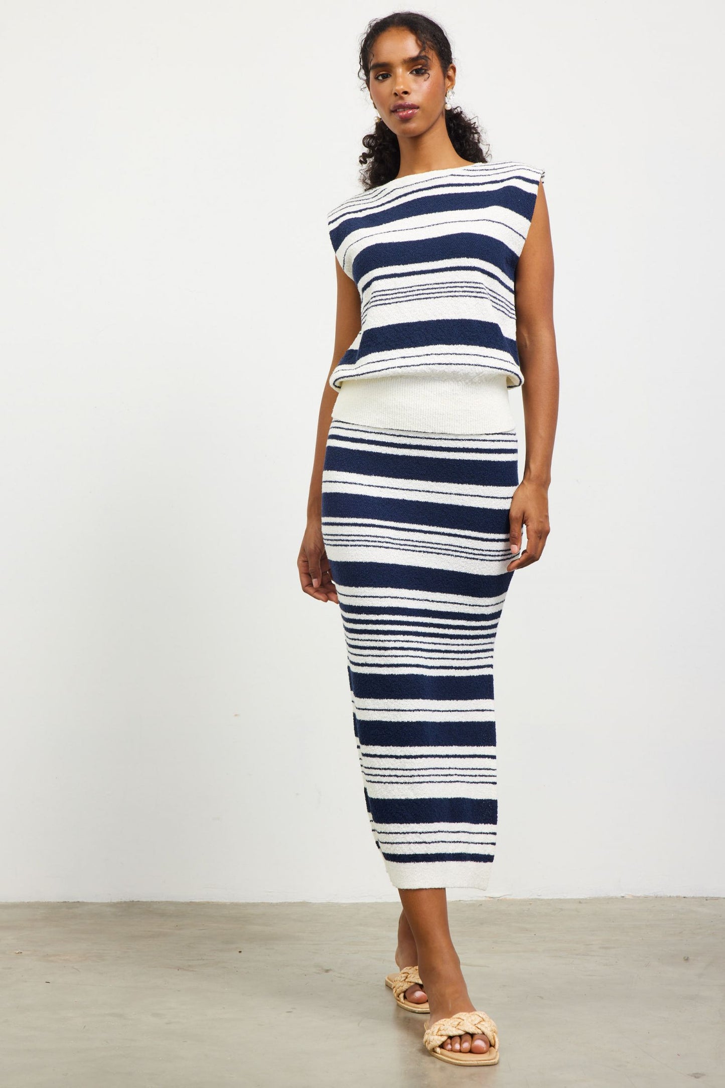Connie Stripe Skirt