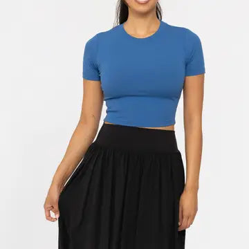 Dakota Ribbed Baby Tee