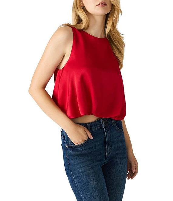 Yazmin Top- Dark Red