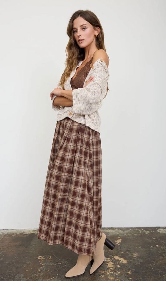 Samantha Plaid Skirt