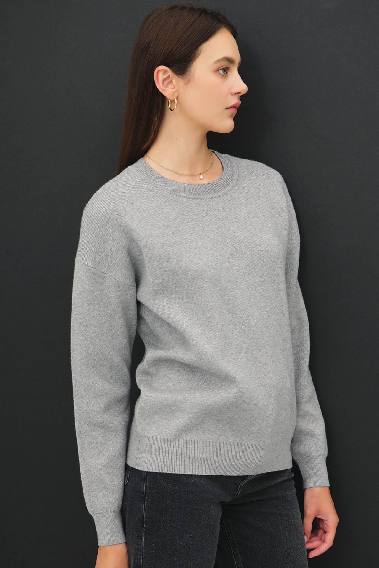 Logen Sweater- Heather Grey