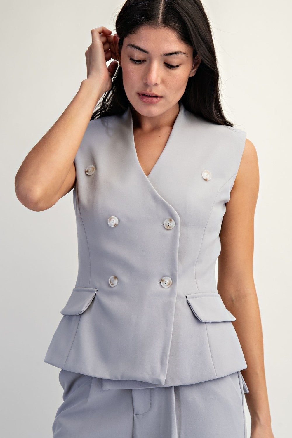 Karen Double Breasted Vest