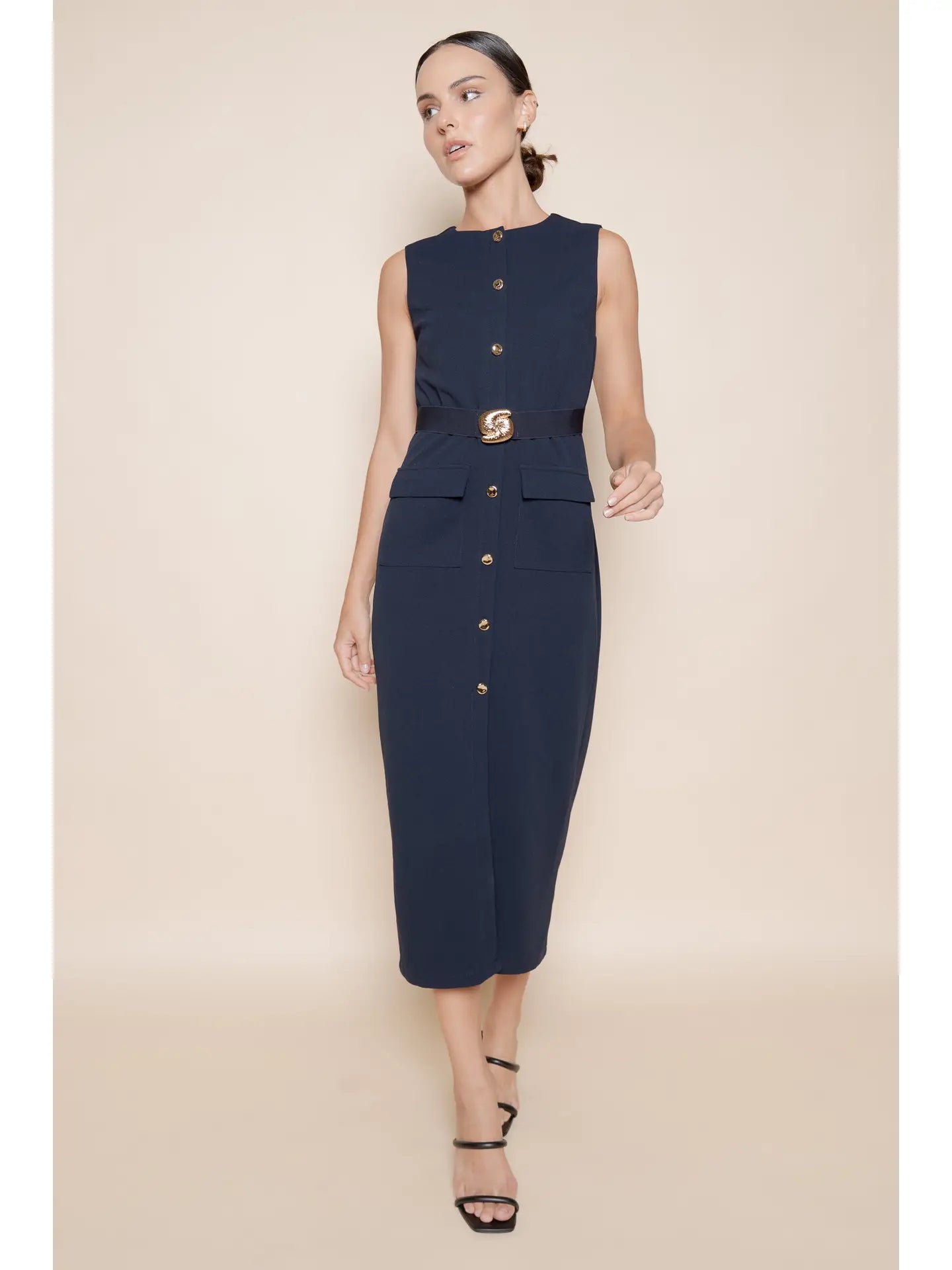 Dylan Navy Maxi Dress