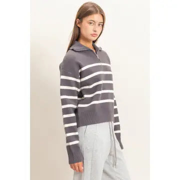 Rayne Sweater- Charcoal