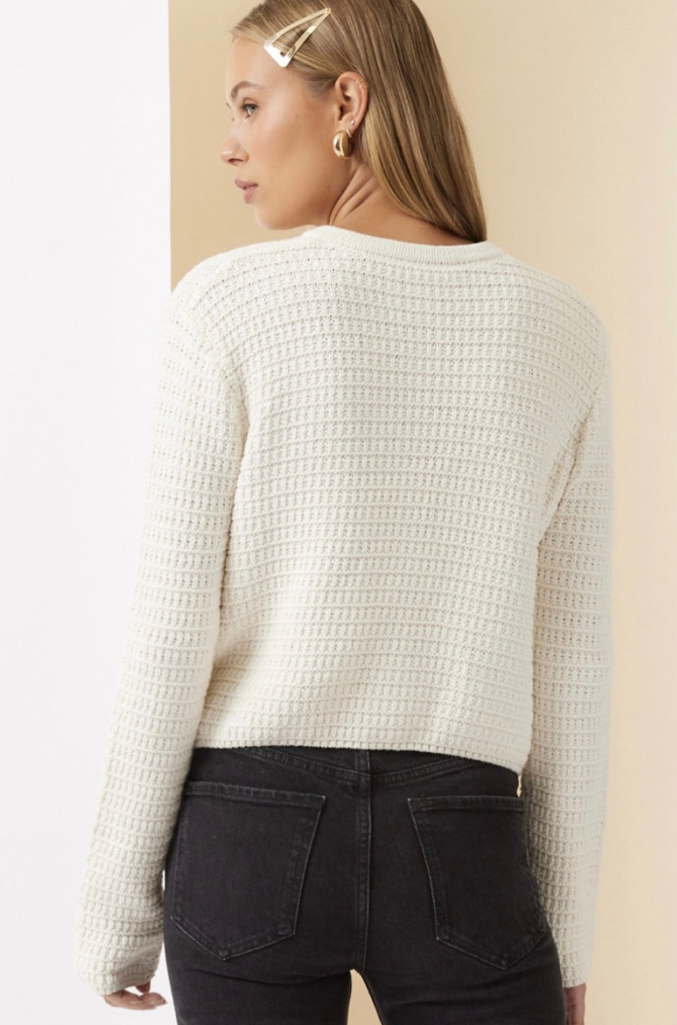 Penelope Textured Sweater Jacket